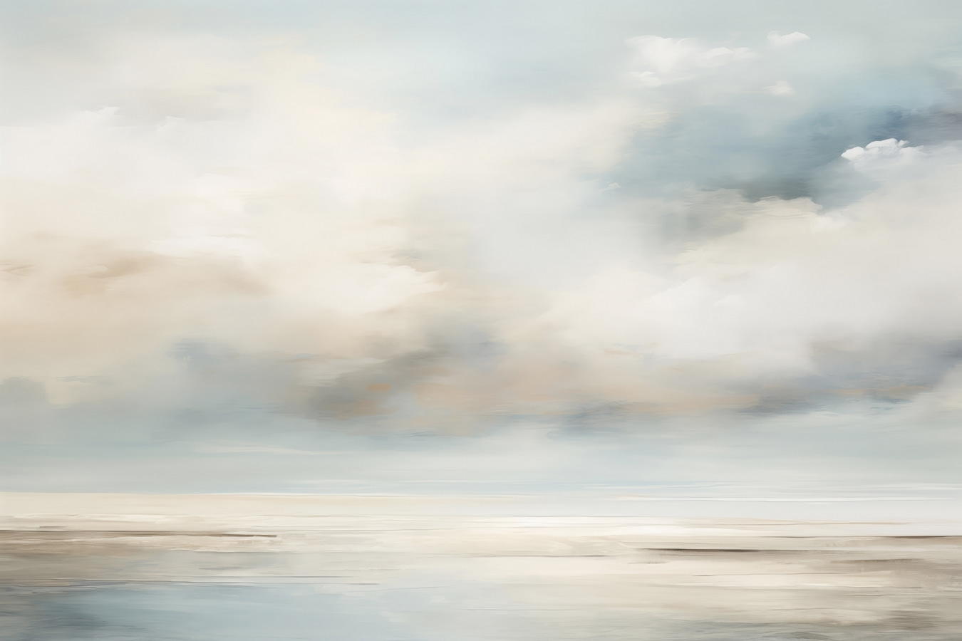 Cloudy sky over a body of water Cloudy sky over a body of water