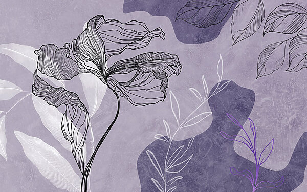 Drawing of a flower Drawing of a flower