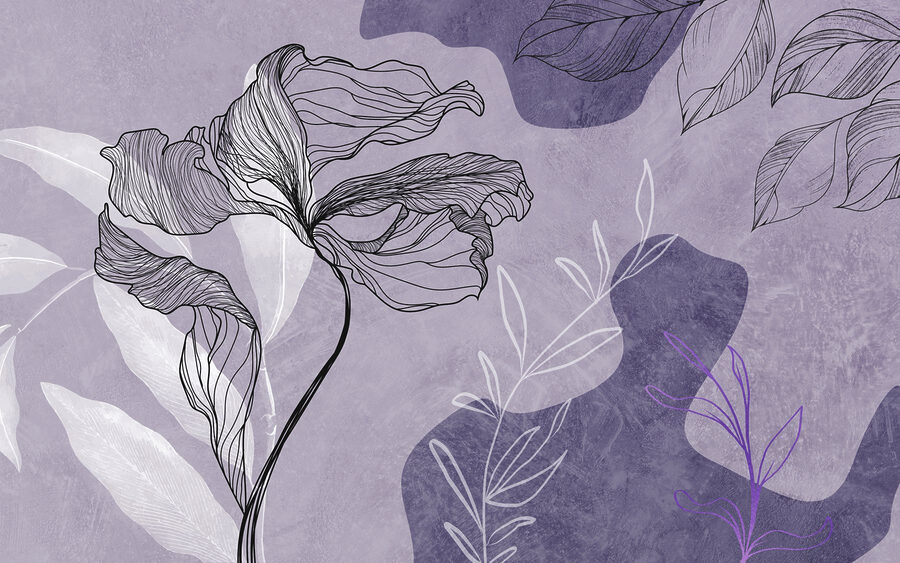 Drawing of a flower Drawing of a flower