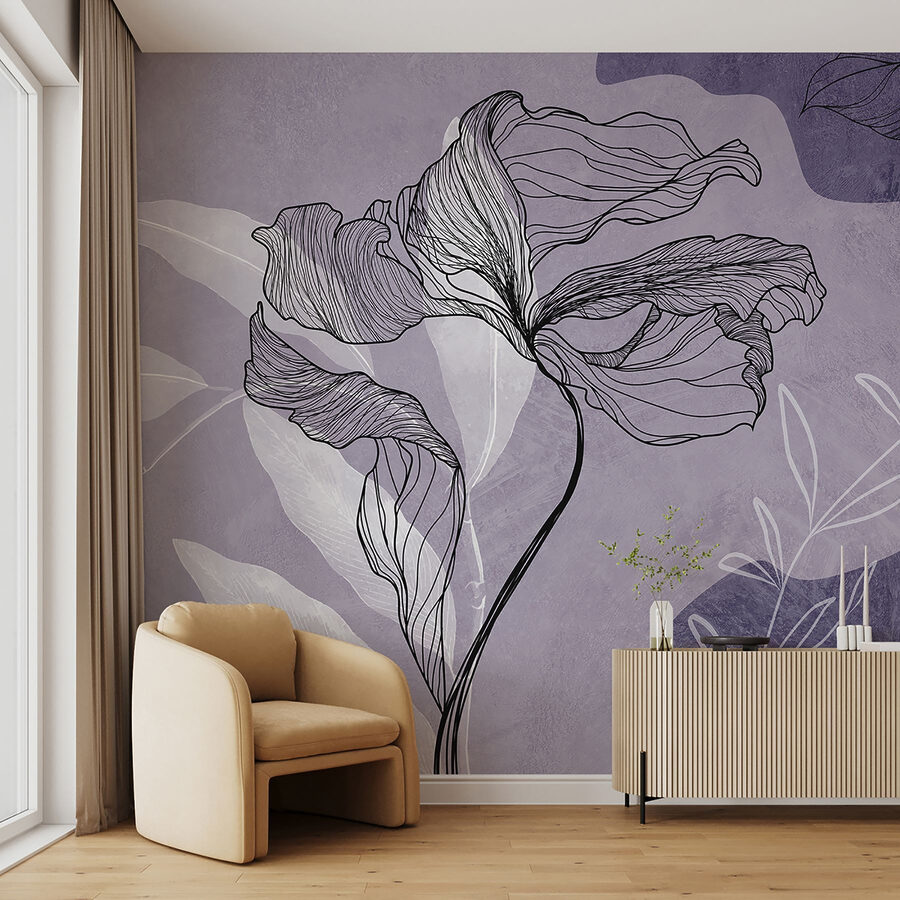 Drawing of a flower Drawing of a flower