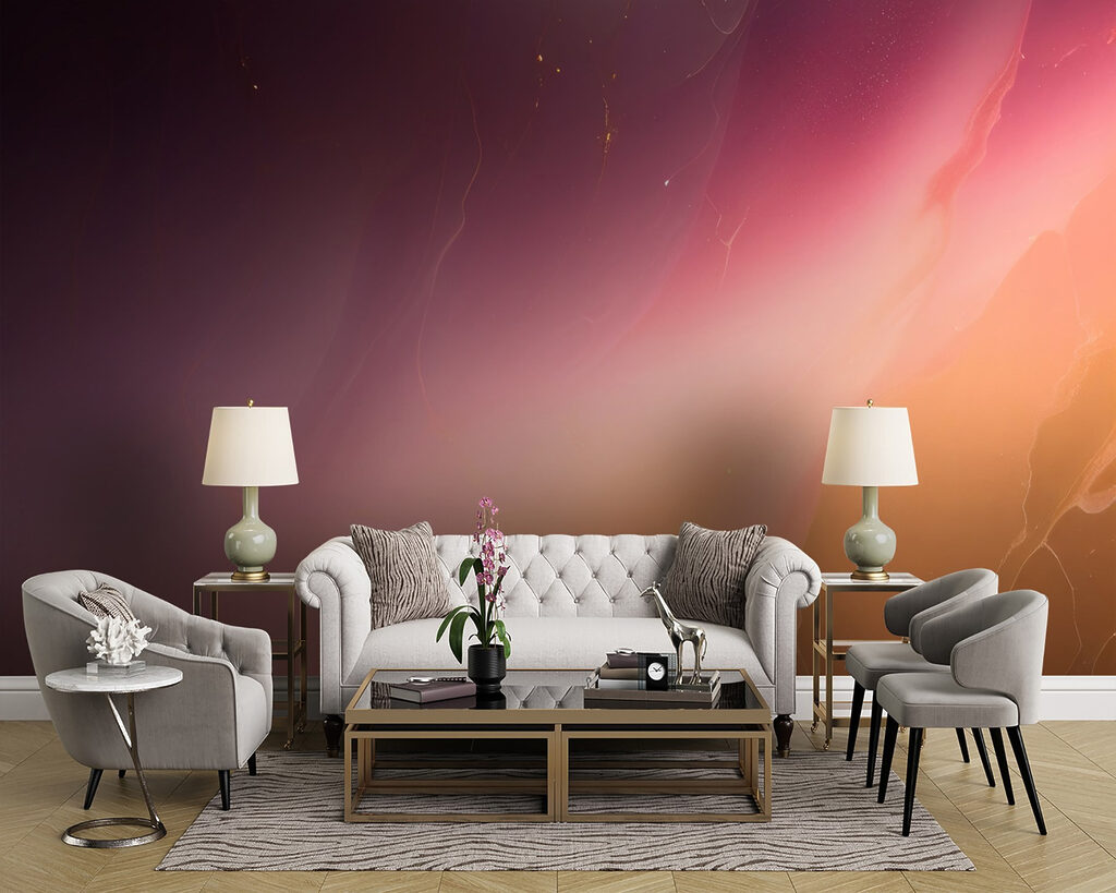 Colorful sky with light