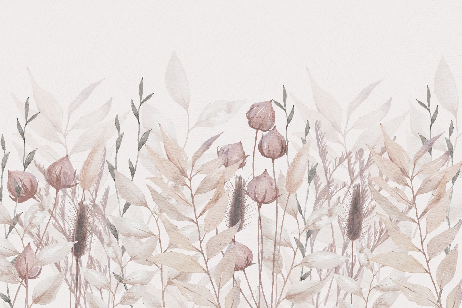 Painting of plants and leaves Painting of plants and leaves