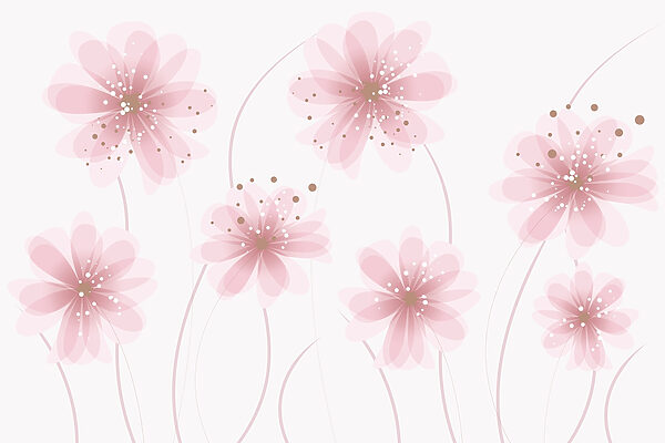 Group of pink flowers Group of pink flowers