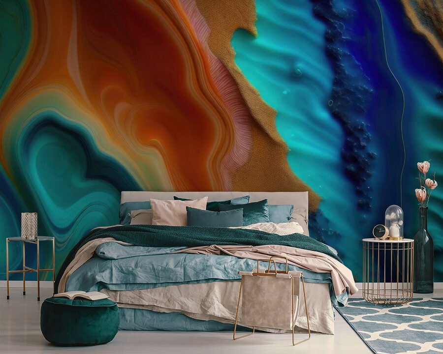 Mesmerizing waves of color and texture