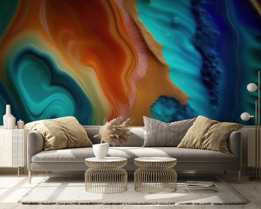 Mesmerizing waves of color and texture