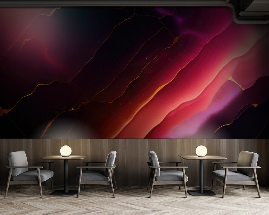 Colorful background with lines and dots