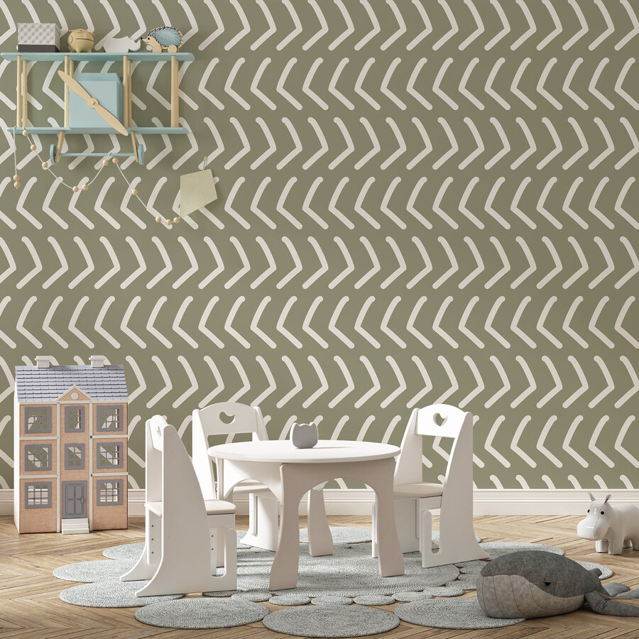Pattern of white lines