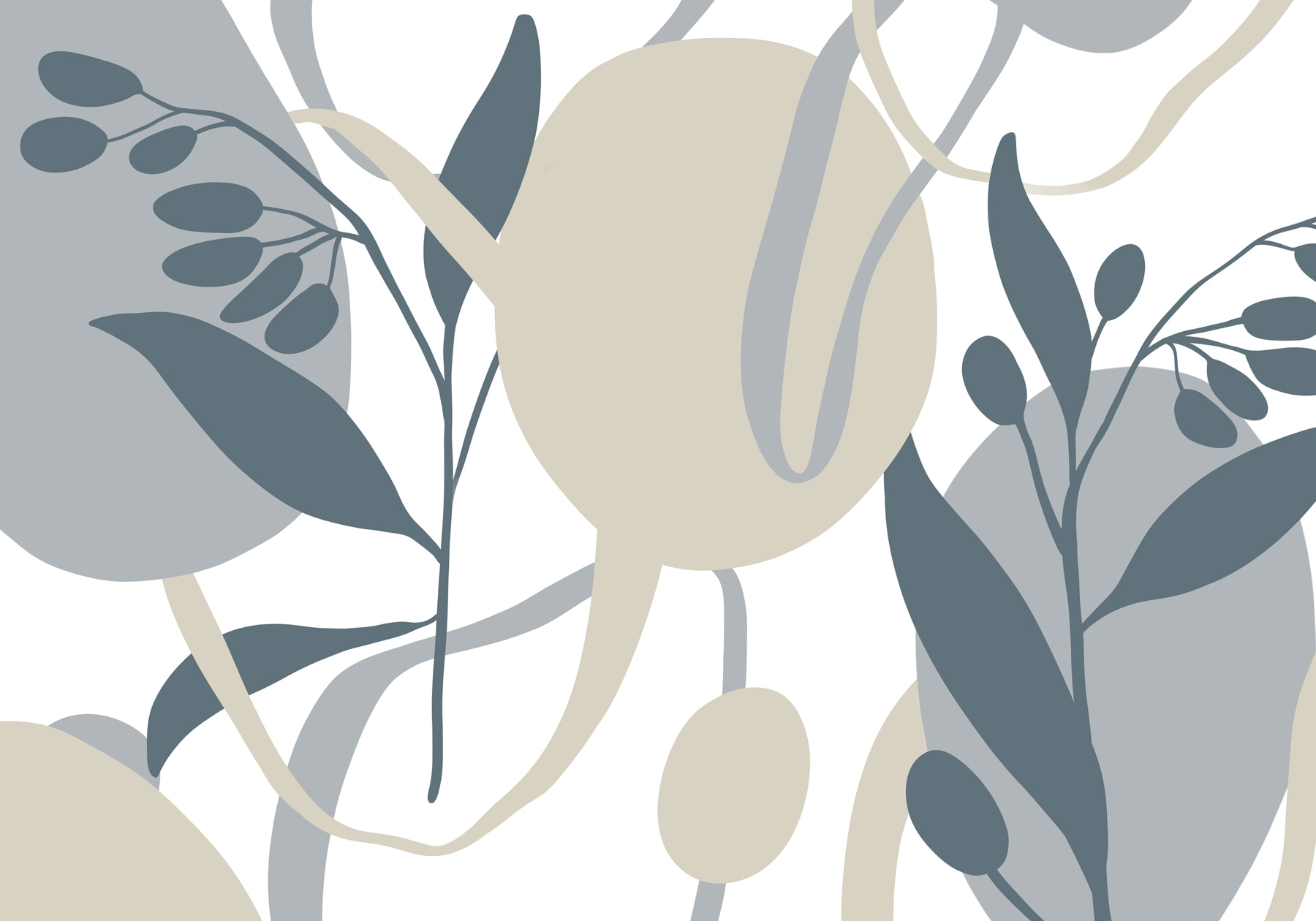 Pattern of leaves and branches Pattern of leaves and branches