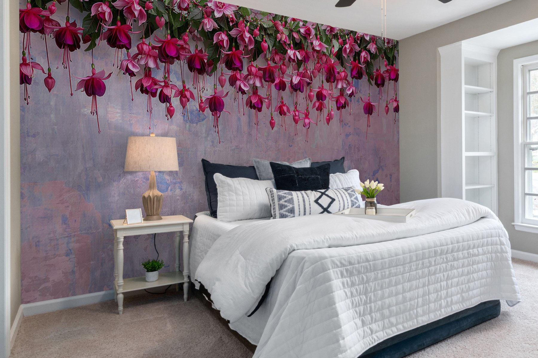 Group of pink flowers