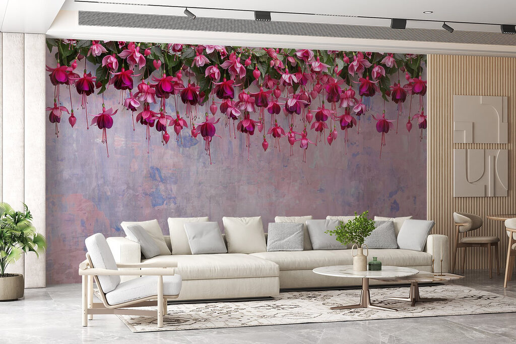 Group of pink flowers