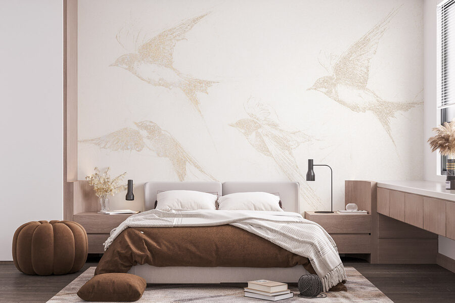 Wall murals Group of birds flying - Image 2