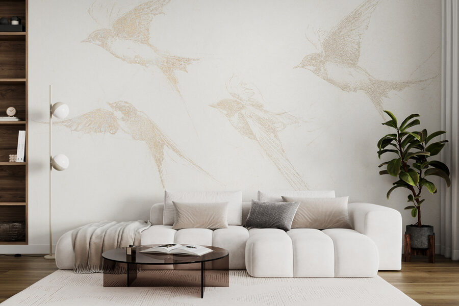 Wall murals Group of birds flying - Image 3