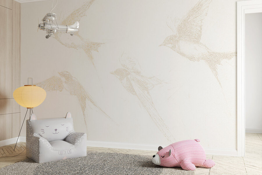 Wall murals Group of birds flying - Image 4