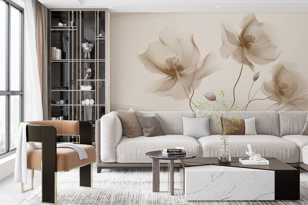 Delicate petals in soft tones