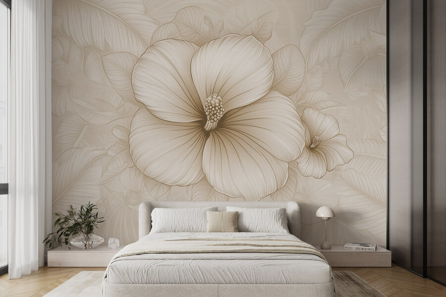 Wall murals Soft blooms on a delicate background - Image 2