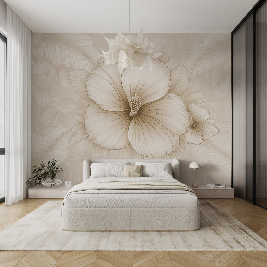 Wall murals Soft blooms on a delicate background - Image 3