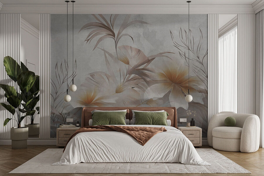 Elegant floral design with soft hues Elegant floral design with soft hues