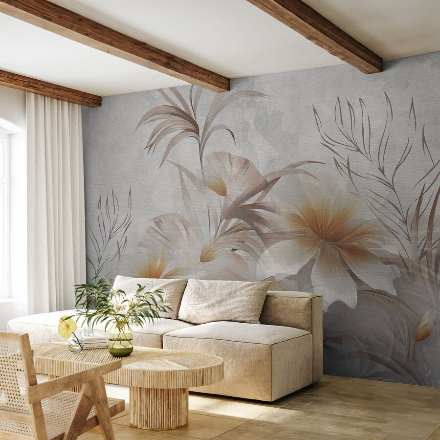 Elegant floral design with soft hues Elegant floral design with soft hues