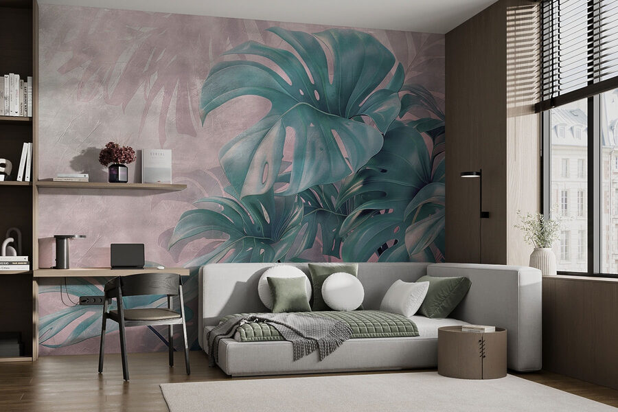 Lush greenery in soft hues Lush greenery in soft hues