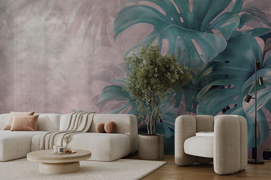 Lush greenery in soft hues Lush greenery in soft hues