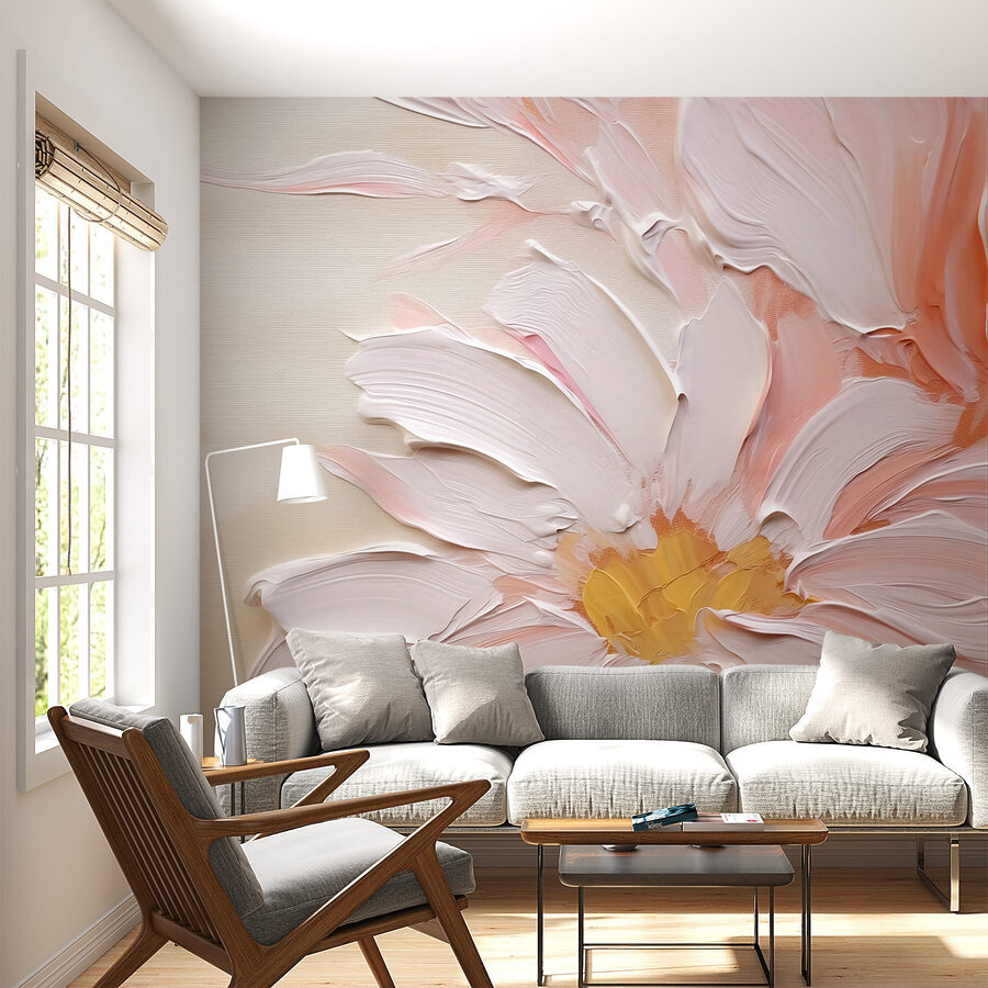 Painting of a flower Painting of a flower