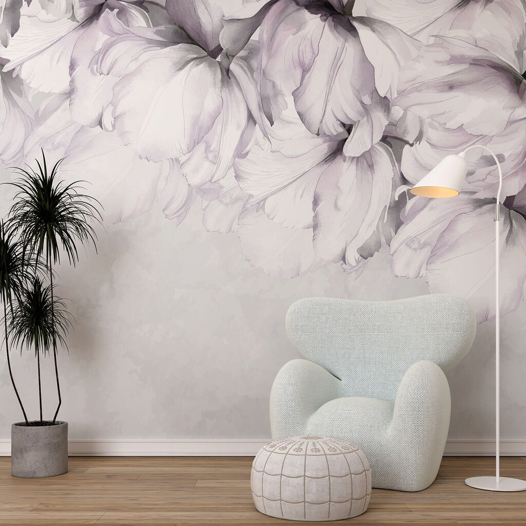 Soft petals against a muted background