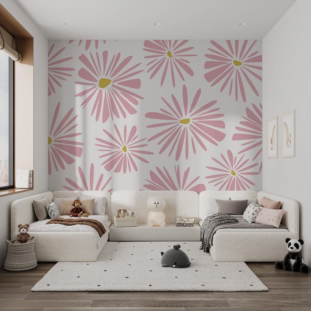 Pattern of pink flowers Pattern of pink flowers