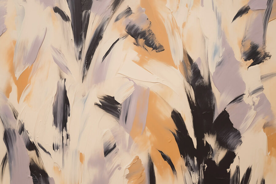 Wall murals Abstract strokes in soft hues. - Image 3