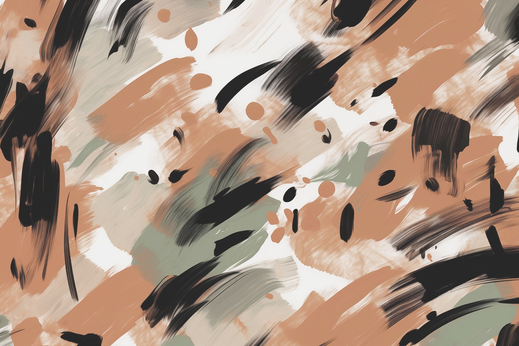 Abstract strokes in earthy tones