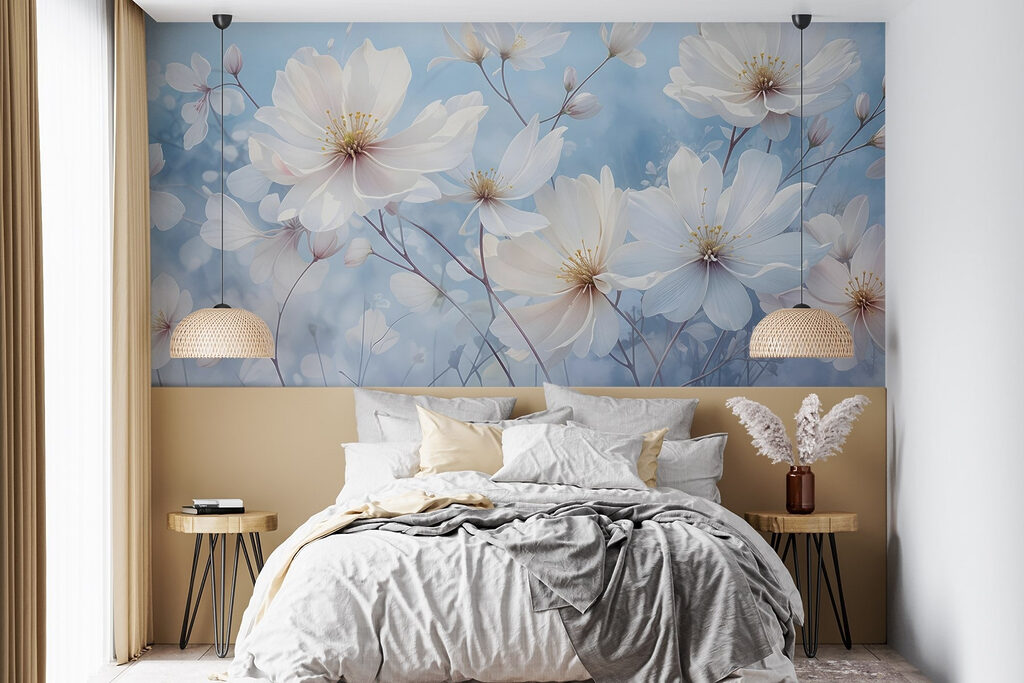 Group of white flowers