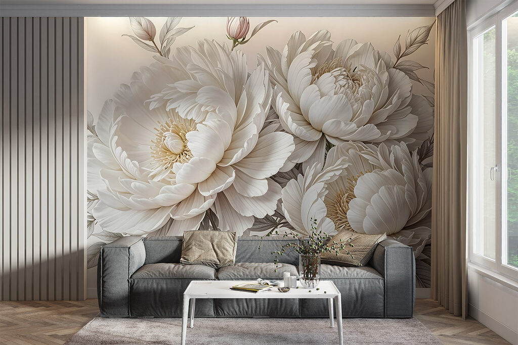 Group of white flowers