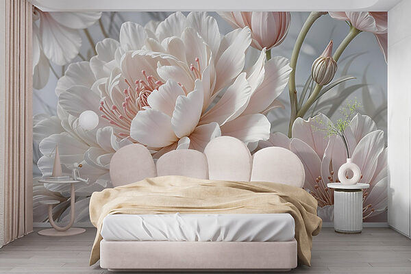Delicate blooms in soft hues Delicate blooms in soft hues