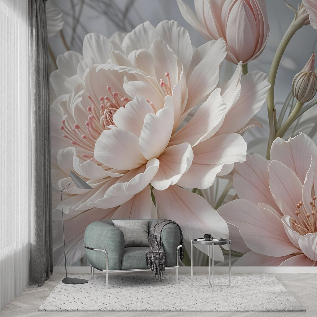 Delicate blooms in soft hues Delicate blooms in soft hues