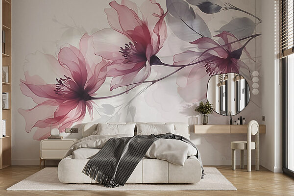 Delicate blooms in soft hues Delicate blooms in soft hues