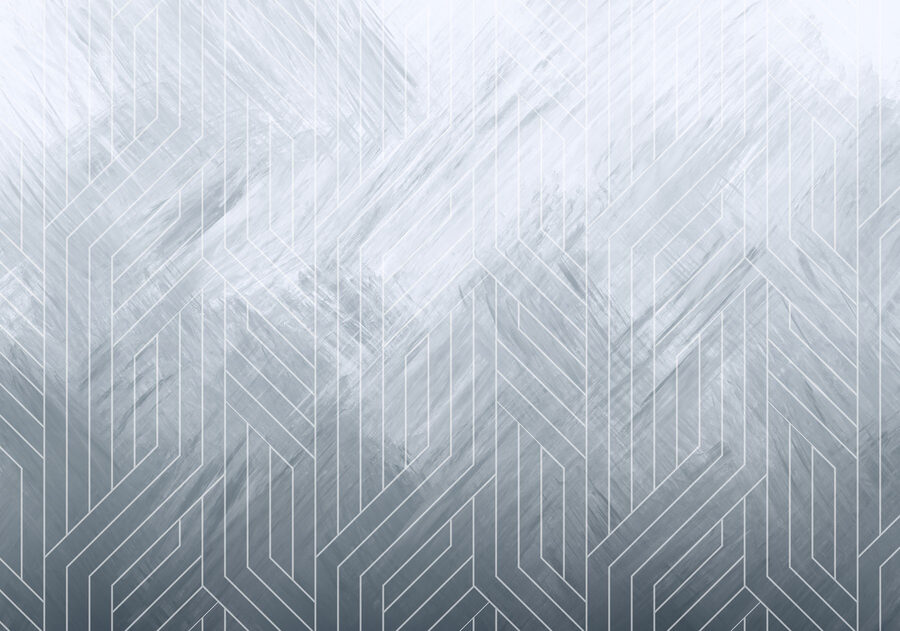 Wall murals White lines on a gray surface - Image 7