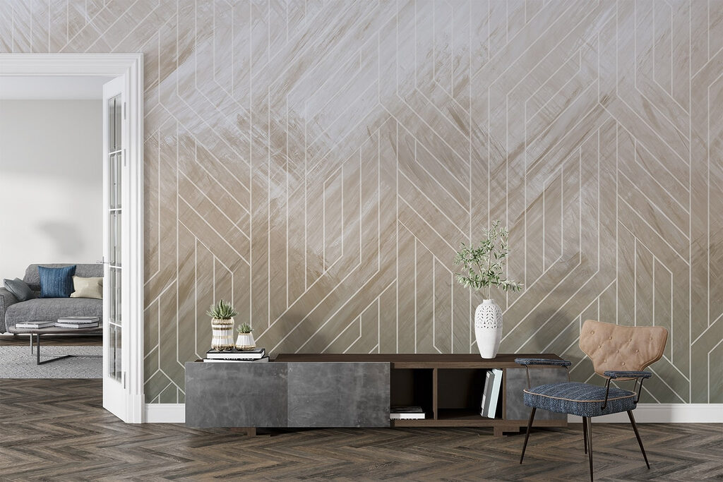 White lines on a white surface White lines on a white surface