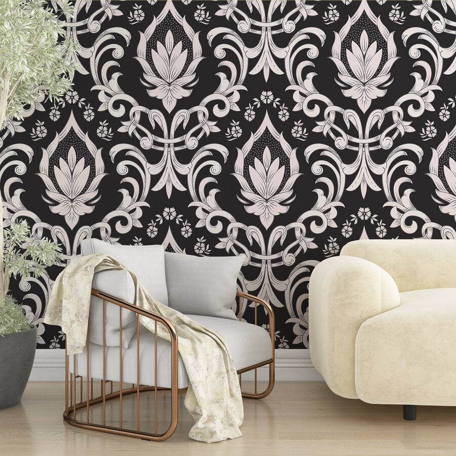 Wall murals Black and white wallpaper - Image 2