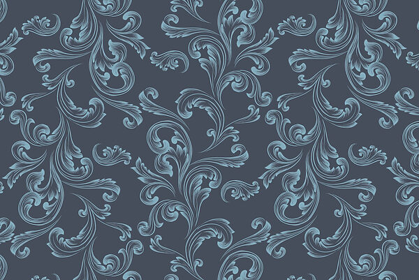 Pattern of swirls on a blue background Pattern of swirls on a blue background