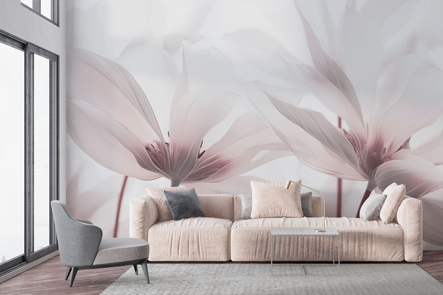 Delicate blossoms in soft hues Delicate blossoms in soft hues