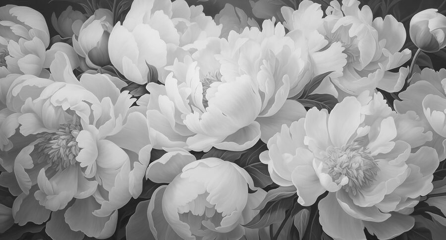 Group of white flowers