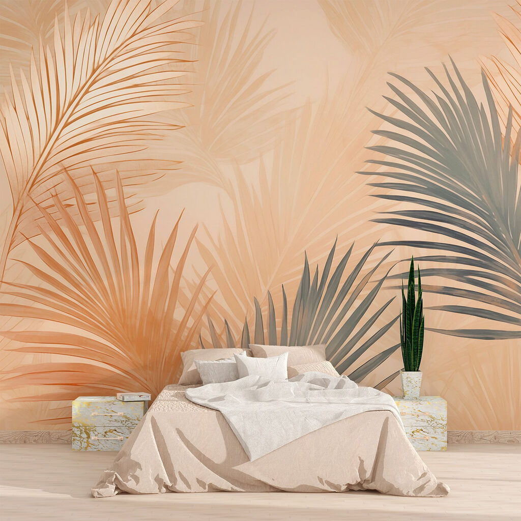 Serene foliage in soft hues