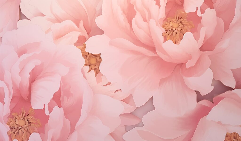 Soft petals in gentle hues Soft petals in gentle hues