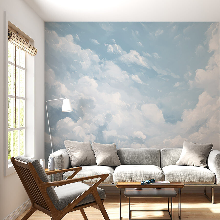 Wall murals Blue sky with clouds - Image 5