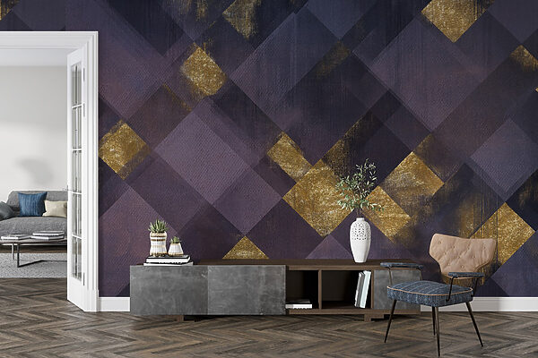 Abstract geometric shapes in dark tones Abstract geometric shapes in dark tones