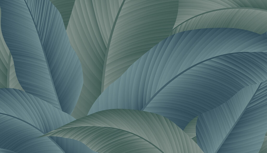 Serene foliage in calming hues Serene foliage in calming hues
