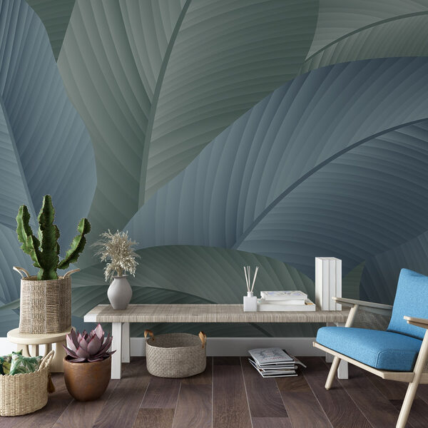 Serene foliage in calming hues Serene foliage in calming hues