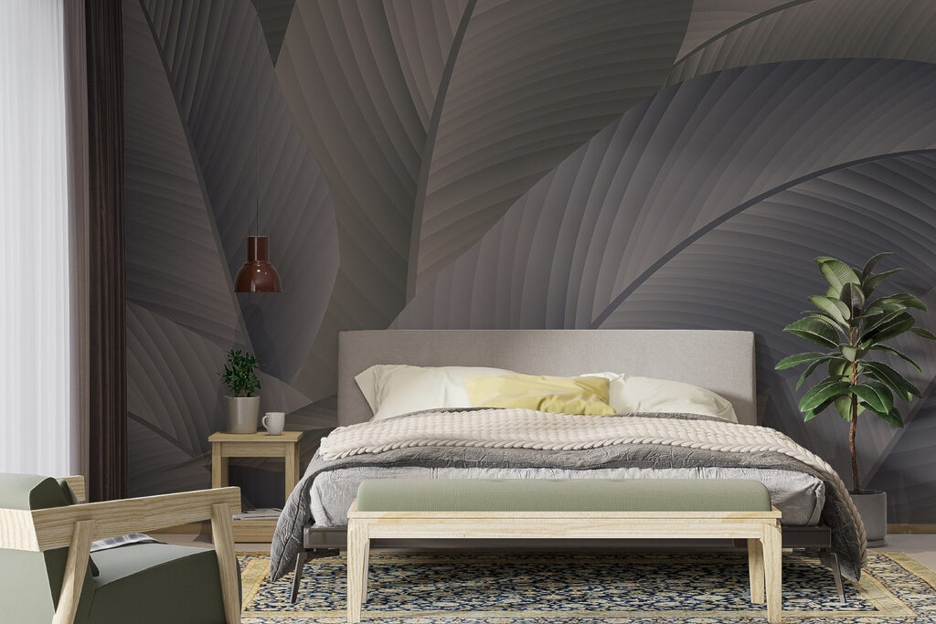 Elegant layers of textured leaves