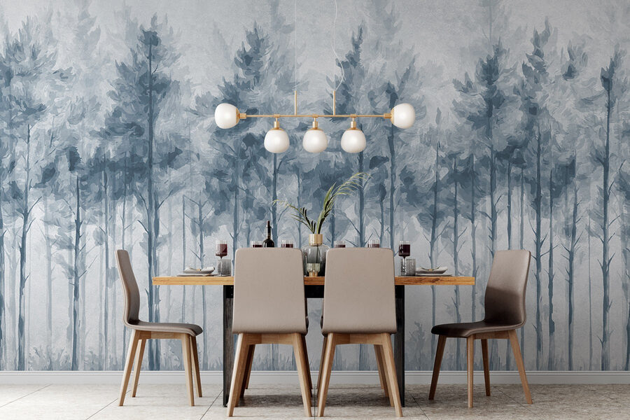 Wall murals Group of trees in a forest - Image 3