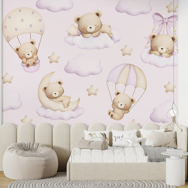 Seamless pattern of teddy bears Seamless pattern of teddy bears