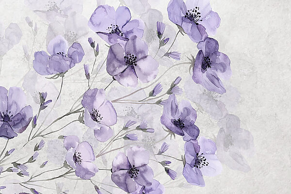 Group of purple flowers Group of purple flowers